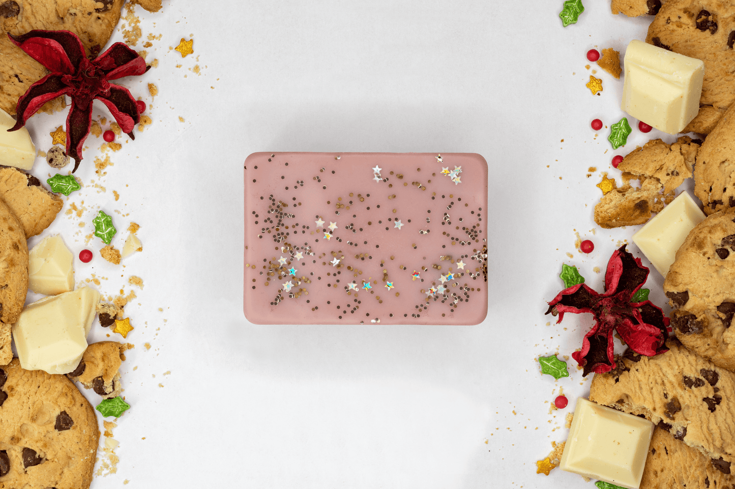 White Cocoa and Christmas Cookies Clamshell - Alchemy and Rose